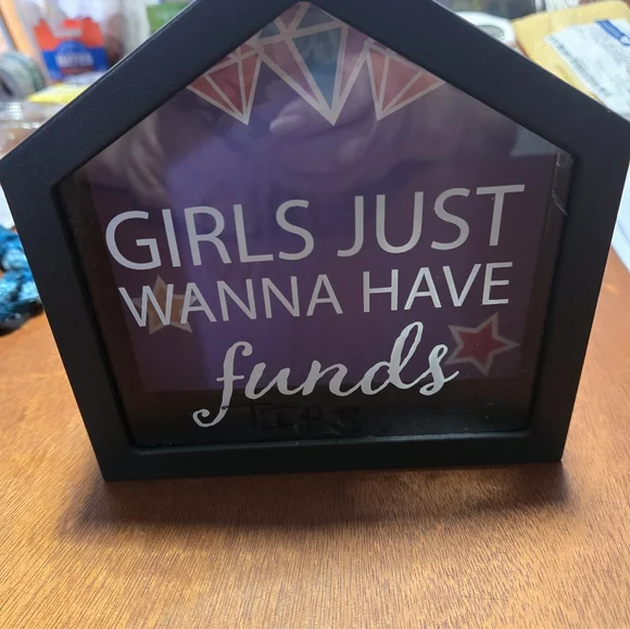 Black bank shadow Box with Fun Quote - Picture 4 of 4